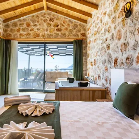 Uezuemlue 2 Bedroom Secluded With Private Pool Hot Tub Villa Kalkan