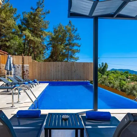 Uezuemlue 2 Bedroom Secluded With Private Pool Hot Tub Kalkan